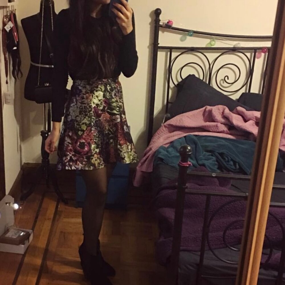 Valentino floral jacquard skirt size 40/ size 8